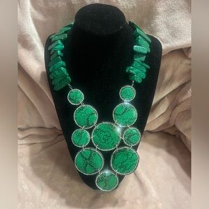 Sassy Jones Tizani Bib (Emerald Green)